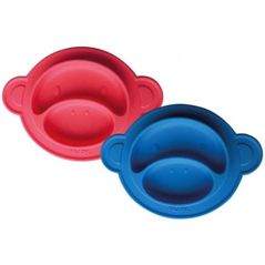 Посуда для кормления Nuby ID92913 Миска силиконовая Мартышка 9m+