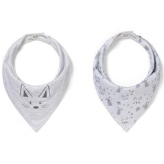 Bavețică BabyOno 0879/11 Barbite cu doua straturi (2buc) 0+ KITTY