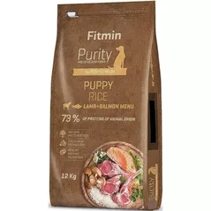 Корм для питомцев Fitmin Dog Purity Rice Puppy Lamb&Salmon 12kg