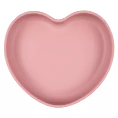 Посуда для кормления Canpol 80/309 pin babies Силиконовая тарелка на присоске СЕРДЦЕ