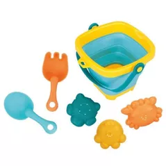 Jucărie pentru nisip Baby Mix 53411 Ведерко песок с игрушками складное