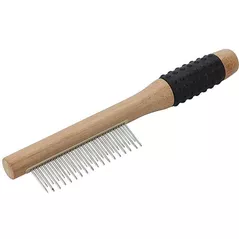 Товар для груминга Promstore 49591 Perie pentru pieptanat Pets 22x4cm metal/lemn