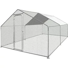 Курятник Micul Fermier Cotet (tarc) pasari 3x4x1.95m otel galvanizat Micul Fermier