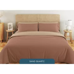Lenjerie de pat Relaxe Home Lenjerie de pat Soft Dreams (EURO) (200x220) (Sand Quartz)