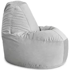 Fotoliu BeanBag BeanBag BM5903, Velur de lux, XL, Gri