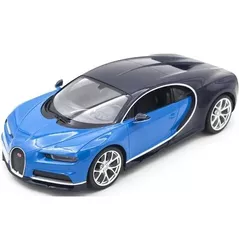 Jucărie cu telecomandă Rastar 75700 Bugatti Chiron,1:14 albastra, 27048