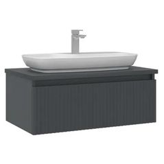 Шкаф под умывальник Orka Lentia 80 Anthracite