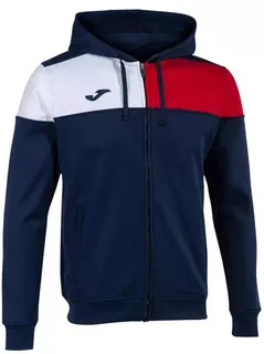 Одежда для спорта Joma Crew V Zip-Up Hoodie Navy Red White (XS) 103087.336