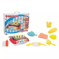 Bucătărie și veselă de jucărie Momki FF0001 Set de joacă Friggi Friggi – Plita Magică