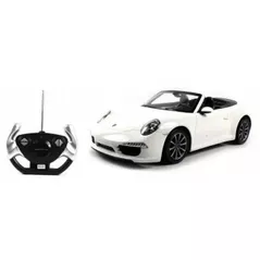 Jucărie cu telecomandă Rastar 47700-1 R/C 1:12 Porsche 911 Carrera S, alba