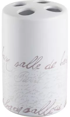 Стакан для зубных щёток Bisk 06568 Suport periute de dinti STAMP