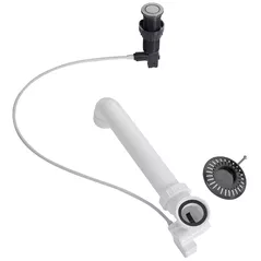 Донный клапан Reginox R39816 Push Pop-up Comfort Gun Metal II