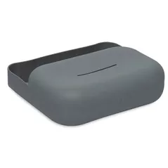 Cutie depozitare Jollein 711-001-00094 Cutie din silicon pentru servetele Storm Grey