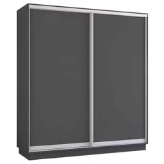 Шкаф Mobildor-Lux Fox uși glisante din PAL (220x60x200H cm) Anthracite