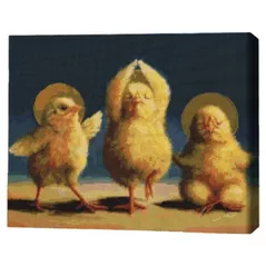 Картина по номерам BrushMe DBS1210FC Mozaic cu diamante 40x50сm (fără cutie) Puișori spirituali, Lucia Heffernan