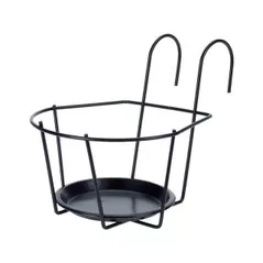 Цветочный горшок ProGarden 41451 Кашпо подвесное Корзина металлическая D10cm, H18.5cm