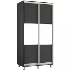 Шкаф Mobildor-Lux Aron cu uși glisante orizontal (100x60x200H cm) Anthracite