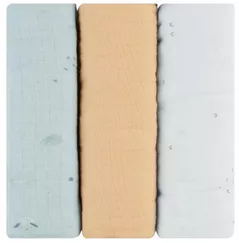 Аксессуар для пеленания Kikka Boo 31103010091 Pelinci de muselina Sleepy Sheep, 75x75cm, 3buc