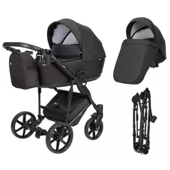 Детская коляска Angelina Carucior 2in1 Velio Black VE-11