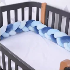 Бортик для кроватки Veres 154.02.1 Бампер-коса Blue Gradient 120*15