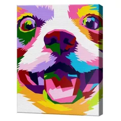 Tablou pe numere Art Gallery CX4157 20x30cm Catelus multicolor