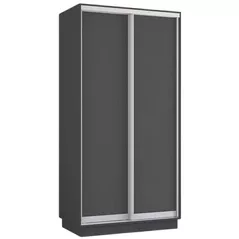 Dulap Mobildor-Lux Fox uși glisante din PAL (120x60x240H cm) Anthracite