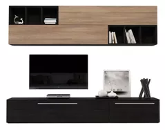 Set mobilă living Indart Livingul Kubo 16 (270x43x210)