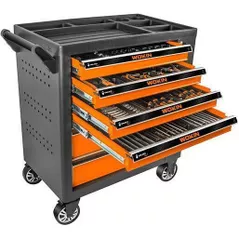 Sistem de depozitare a instrumentelor Wokin Dulap cu scule 179 piese 6 sertare (Industrial) (901510)