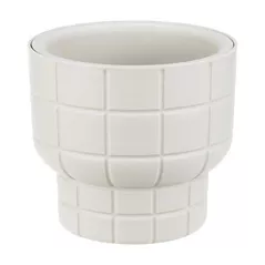 Цветочный горшок Idea М3257 Kare, 1.9L, Crem