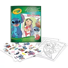 Set de creație Crayola 04-0900G Color&Sticker Book Lilo&Stitch