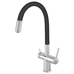 Bateria bucătărie Ferro FILTRATA BFT41B Negru (chiuveta + apa filtrata)