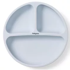Seturi pentru hrănire bebelușilor BabyOno 1482/01 Placa de silicon cu ventuza (albastru)