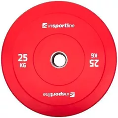 Гантель inSPORTline SL-00014313 Disc d=50mm Bumper Plate Go 25kg 31399