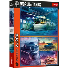 Puzzle Trefl 13346 Puzzles 2x200 Armoured mission Wargaming World of Tanks
