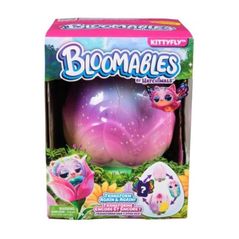 Jucărie de pluș Hatchimal 6072450 Alive Interactive toy Bloom Surprise Kittyfly