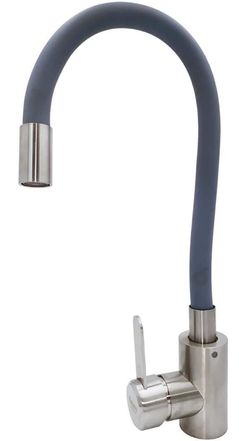Bateria bucătărie Rubano 27193 pipa flexibila U inox, gri