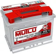 Acumulator auto Mutlu 60 AH SFB A480 (242x175x190) L2.60.048.A