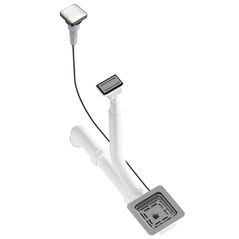 Sifon pentru chiuvetă bucătărie Helika-AquaSanita AQ-006H Stainless Steel + Plastic