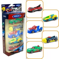 Mașină Welly 95310A-5G Set de 5 Mașini Metalice de Colecție 1:60, ULTRA AUTO