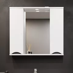 Oglindă baie Bayro Elara Duo 860x750 белый мат
