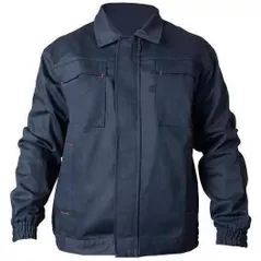 Îmbrăcăminte de lucru Profmet 365501 Jacheta pentru sudor,M,100% bumbac, ignifug si antistatic 350 g/m²,albastru inchis