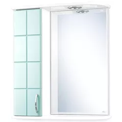 Зеркало для ванной Mashtab 5083 Domino 600x200x720 Alb-Verde