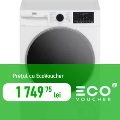 Mașină de spălat frontală Beko B3WFU48215WB2ES