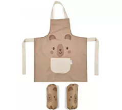 Set de creație Albero Mio Фартук водонепр + рукава Teddy bear 60x50cm