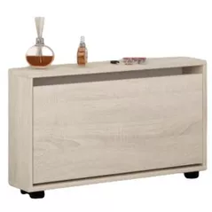 Raft pentru încălțăminte Mobildor-Lux Leo Slim 100x16x47H cm Sonoma