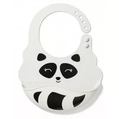 Bavețică BabyOno 0829/01 Baveta din silicon cu incuietoare reglabil /raton