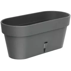Ghiveci pentru flori Santino Jardiniera Latina Window Box (6.7L, Antracit)