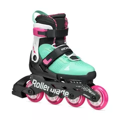 Role Rollerblade 86B0751520NG03 Microblade XT, 28-32, Nero/Verde Mare
