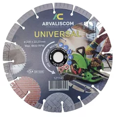 Disc de tăiere Arvaliscom 121143 Disc diamantat Beton Standart SS9 230*22.23 16 Seg
