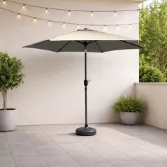 Umbrelă de gradină Hydro S 0431108, pe picior, Antracit